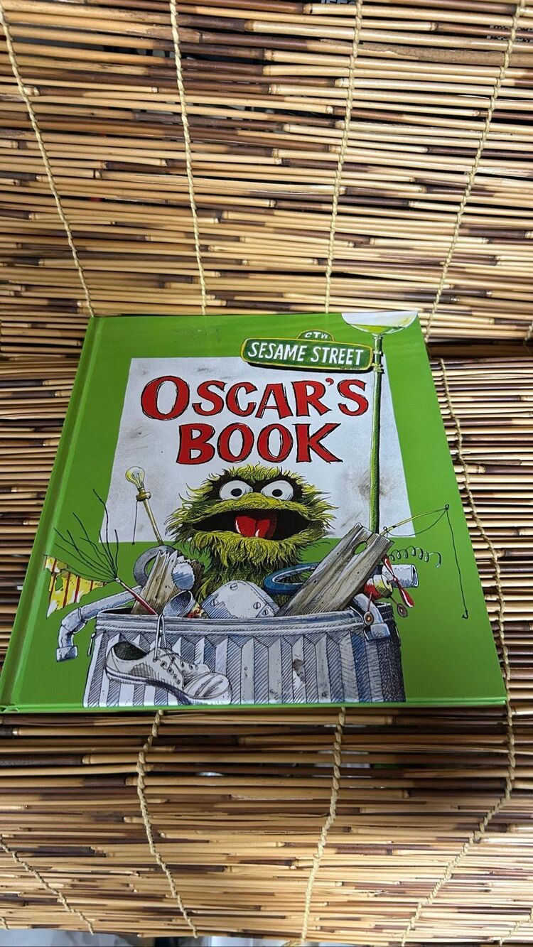 Oscar’s Book Hard Back Sesame Street Golden Book Grouch